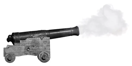 A second historical cannon along the route